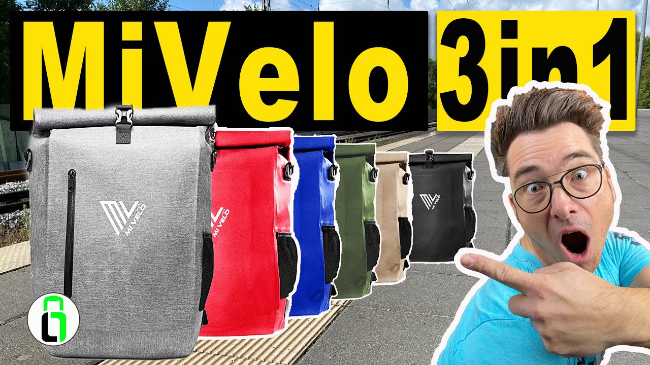 Mi Velo 3in1 - Ausführlicher Härtetest der Fahrradtasche & Rucksack