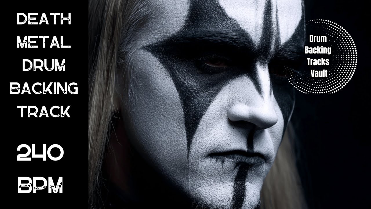Death Metal Drum Backing Track 240 BPM | Insane Speed & Blasts | Royalty Free Drum Loop