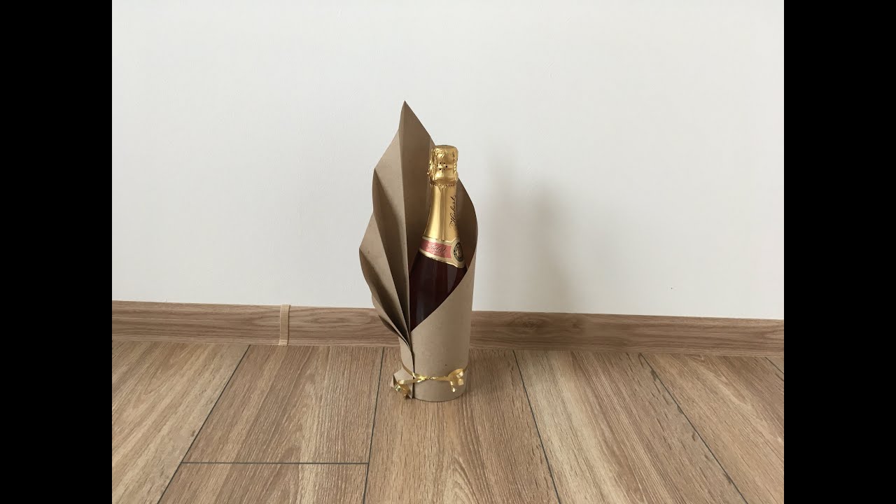 DIY Ako darčekovo zabaliť fľašu? 🍾
