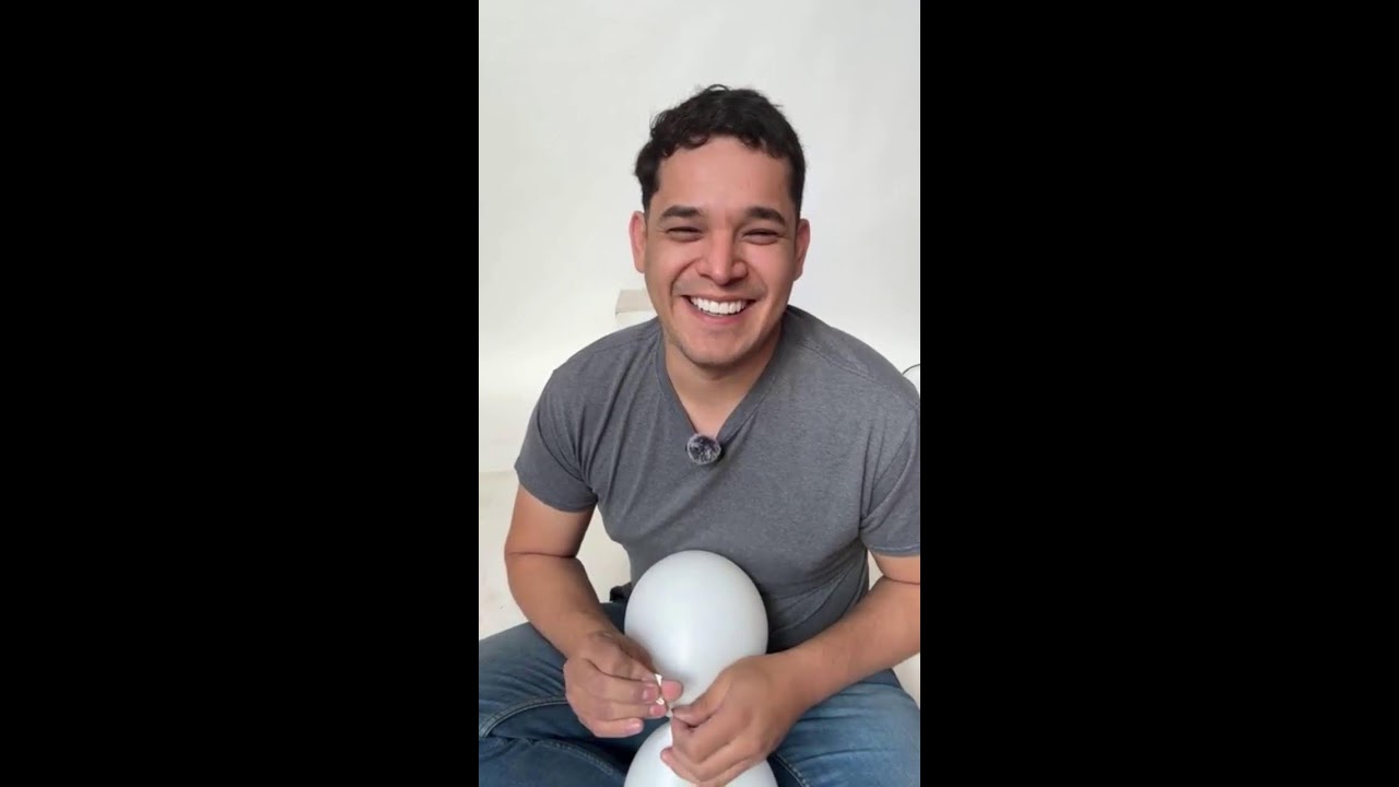 Reciclando guirnalda de globos