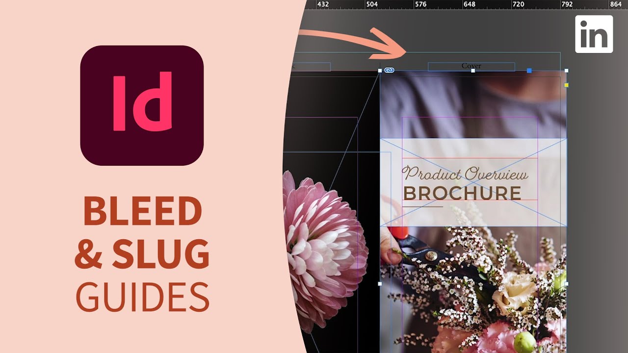 Учебное пособие InDesign — настройка направляющих обреза и заливки для печати