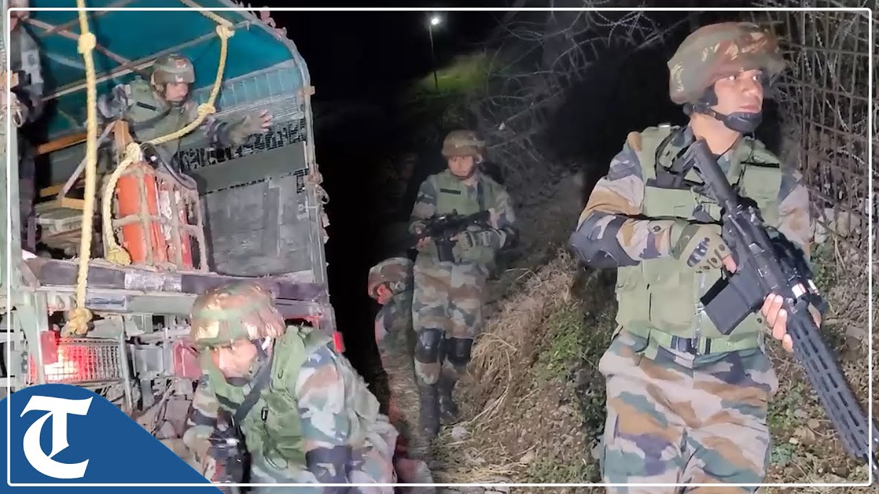 J&K: Indian army patrols at their last post on LoC in Poonch ahead of Diwali