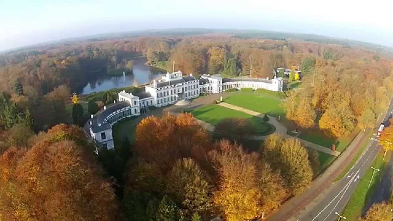 Paleis Soestdijk vanuit de lucht