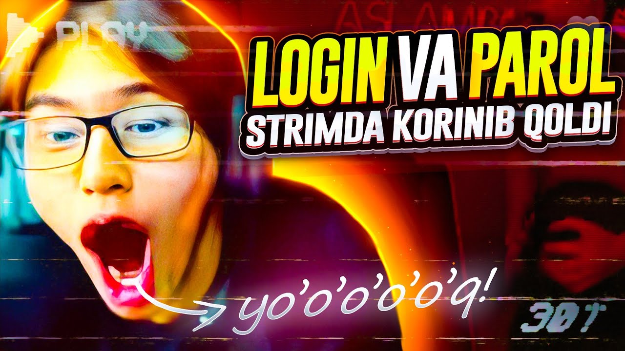 Aslamboi Minus Akkaunt! Strimda Login parol ko'rinib qoldi! 