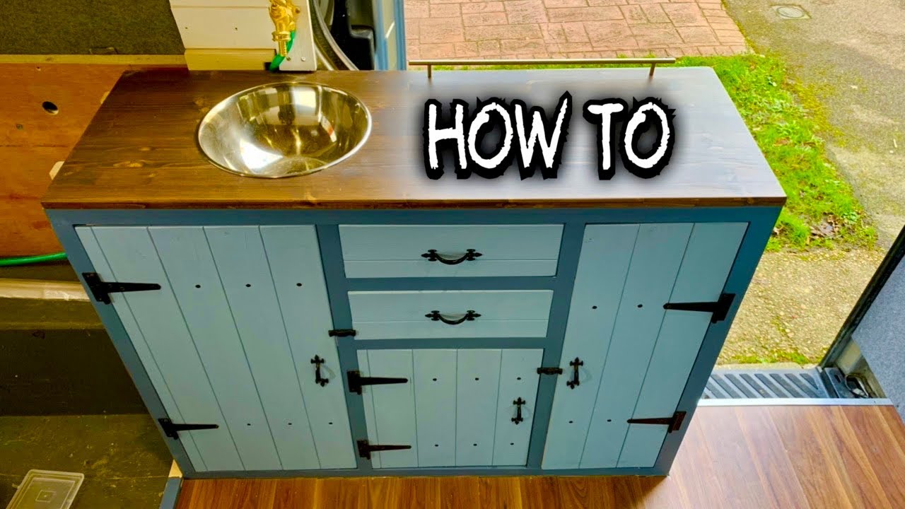 HOW TO BUILD Kitchen in a Campervan / RV