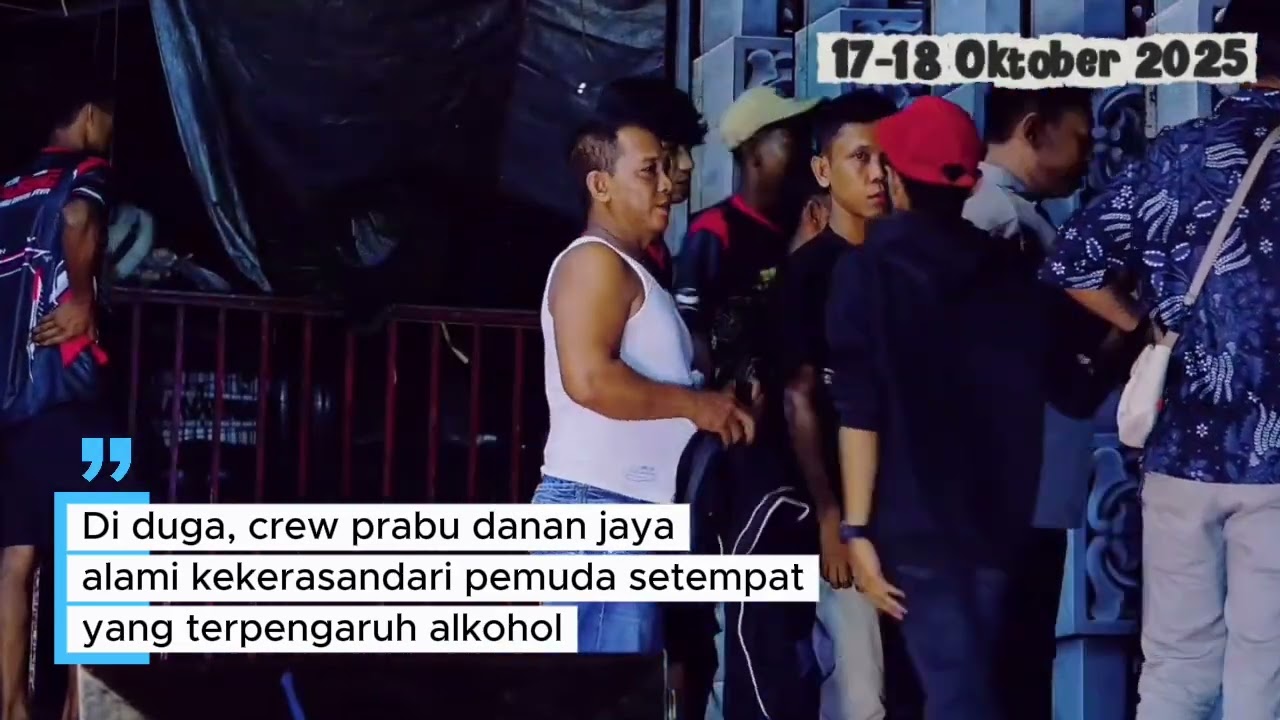 Detik-detik keributan, diduga Crew PDJ prabu danan jaya alami kekerasan dari pemuda mabuk