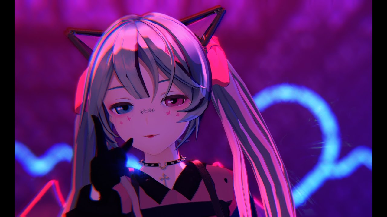 【VOCALOID MMD／4K／60FPS】Hatsune Miku【人マニア】