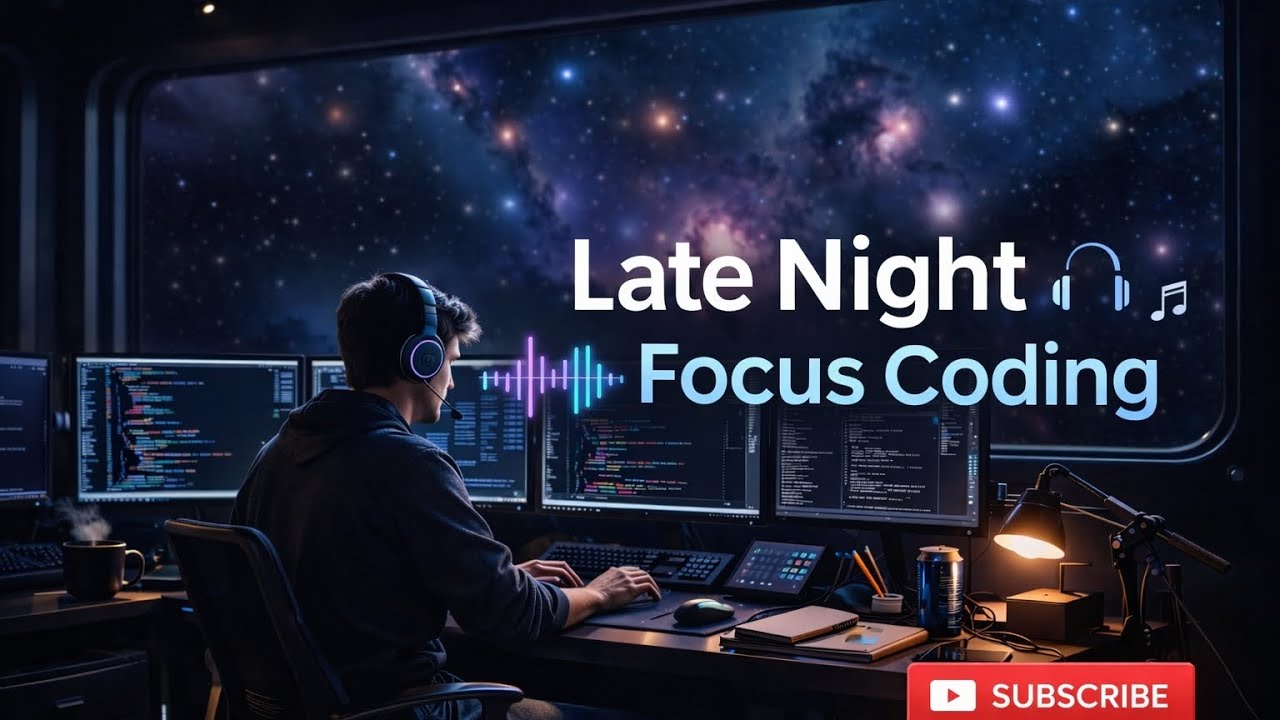 Late Night Focus Coding 🌌 | Deep Work Music for Programmers & Students