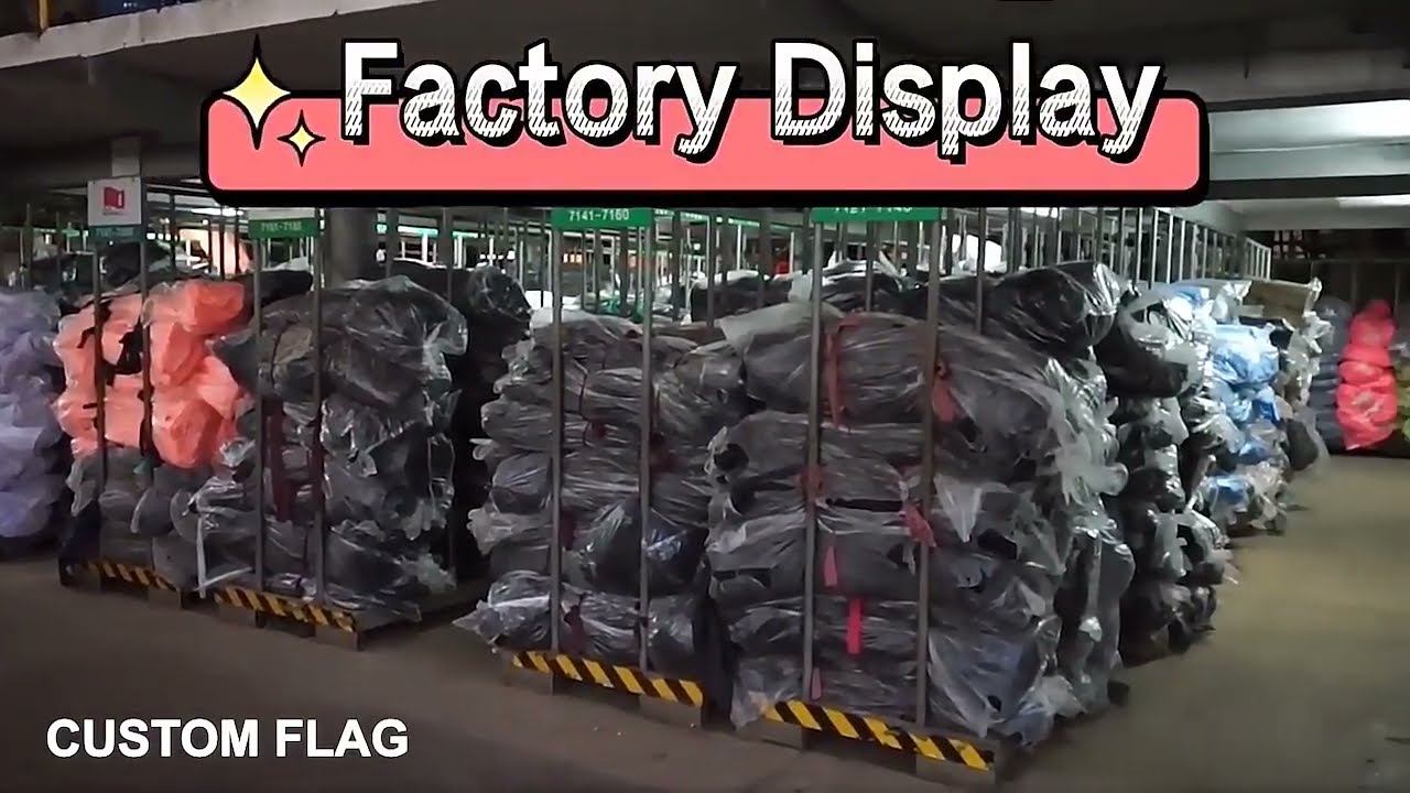 How Custom Flags Are Made: Behind the Scenes at a Flag Factory!