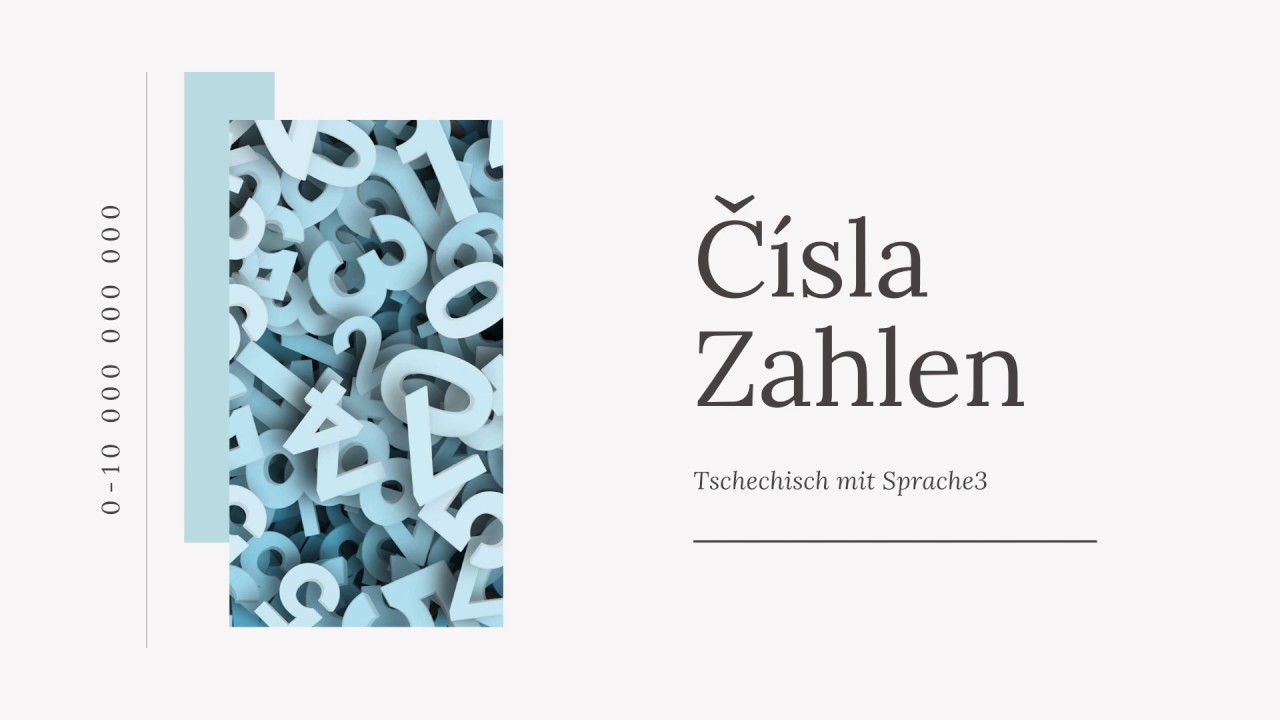 Čísla / Zahlen