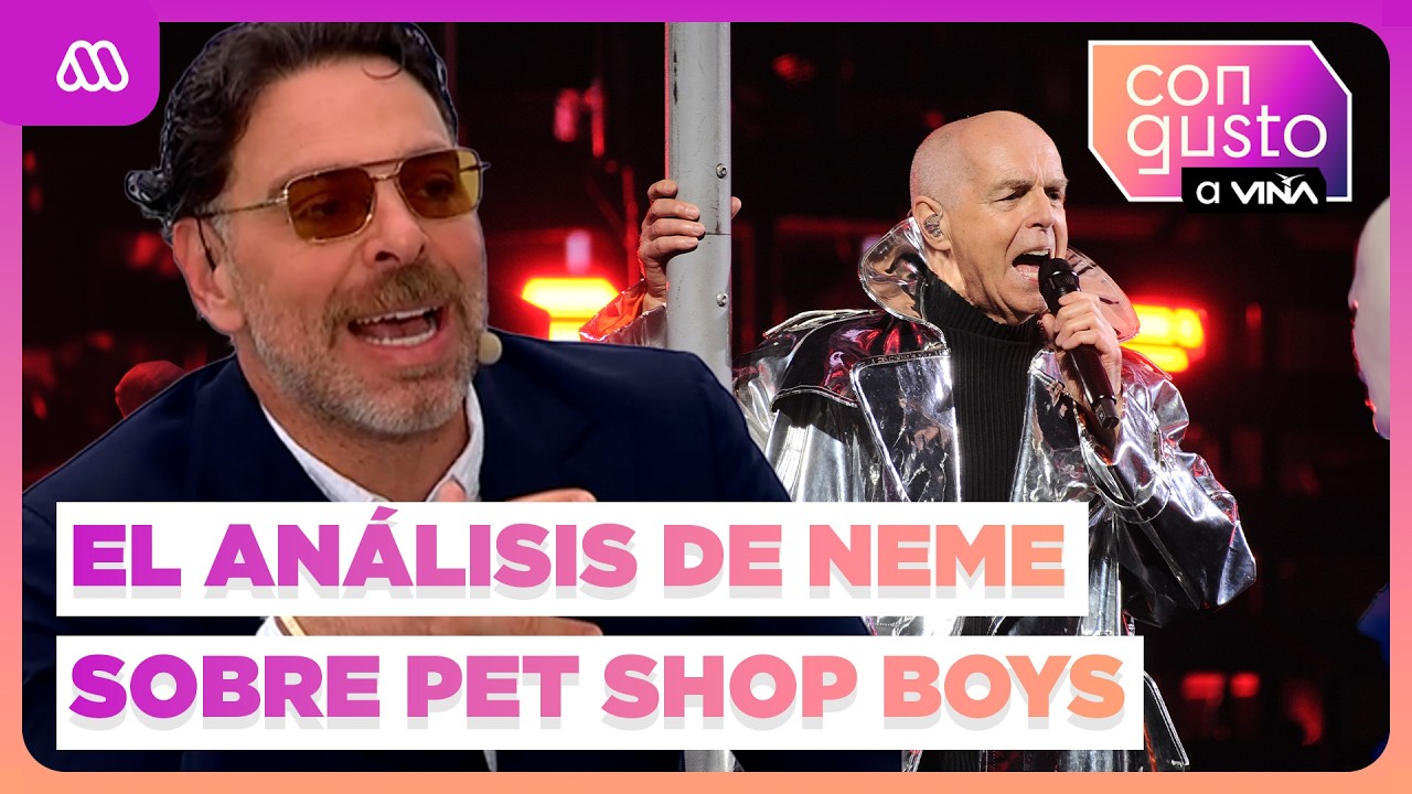 “No es solo música para bailar”: Neme ANALIZA SIN FILTROS el show de Pet Shop Boys en Viña 2026