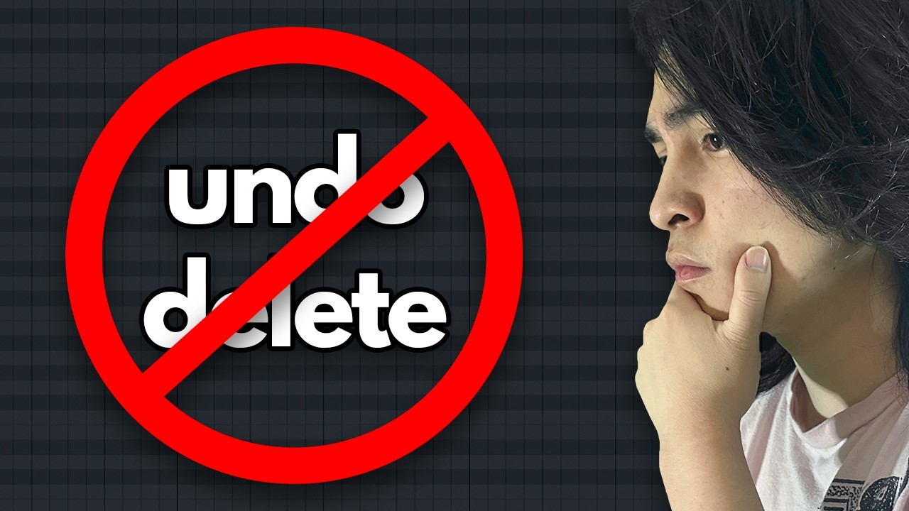 Can you make a beat without undoing or deleting?