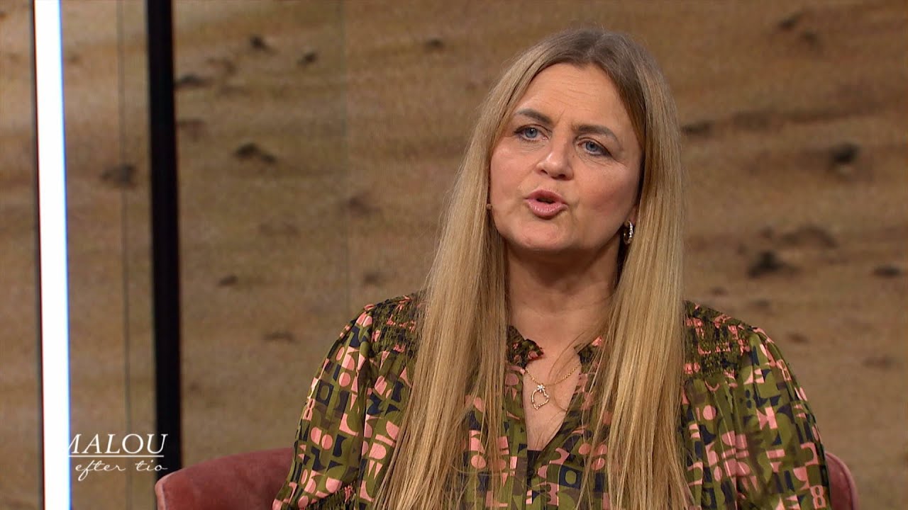Tina Thörners bil störtade ner i vattnet: ”Hade ingen luft kvar” - Malou Efter tio (TV4)
