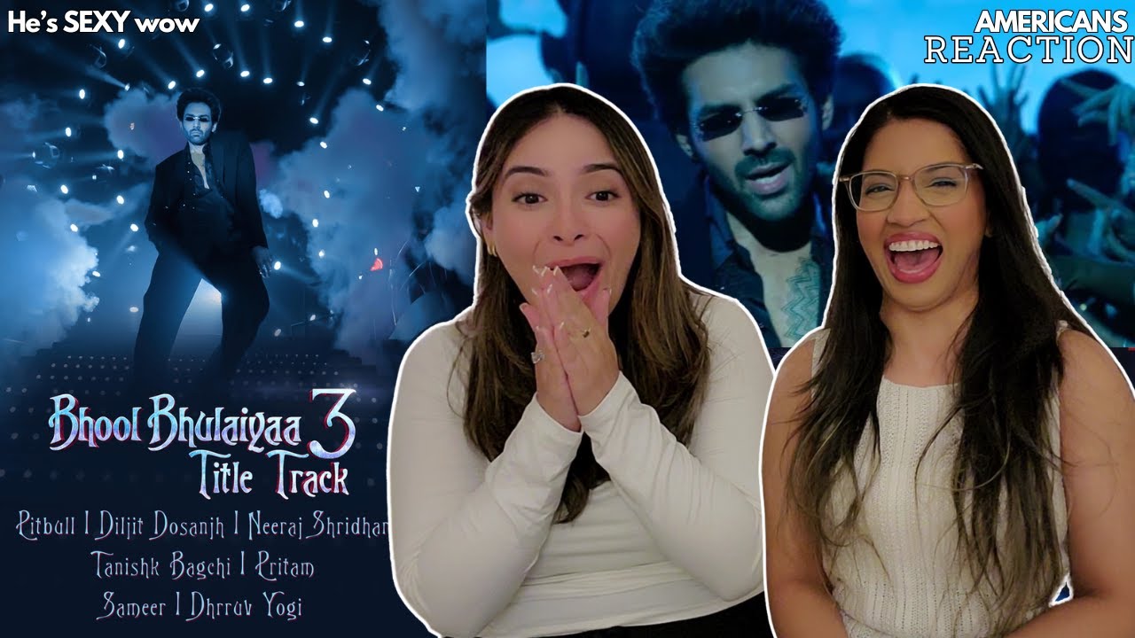 BHOOL BHULAIYAA 3 TITLE TRACK Reaction | Kartik A | Pitbull, Diljit, Neeraj S, Tanishk, Pritam
