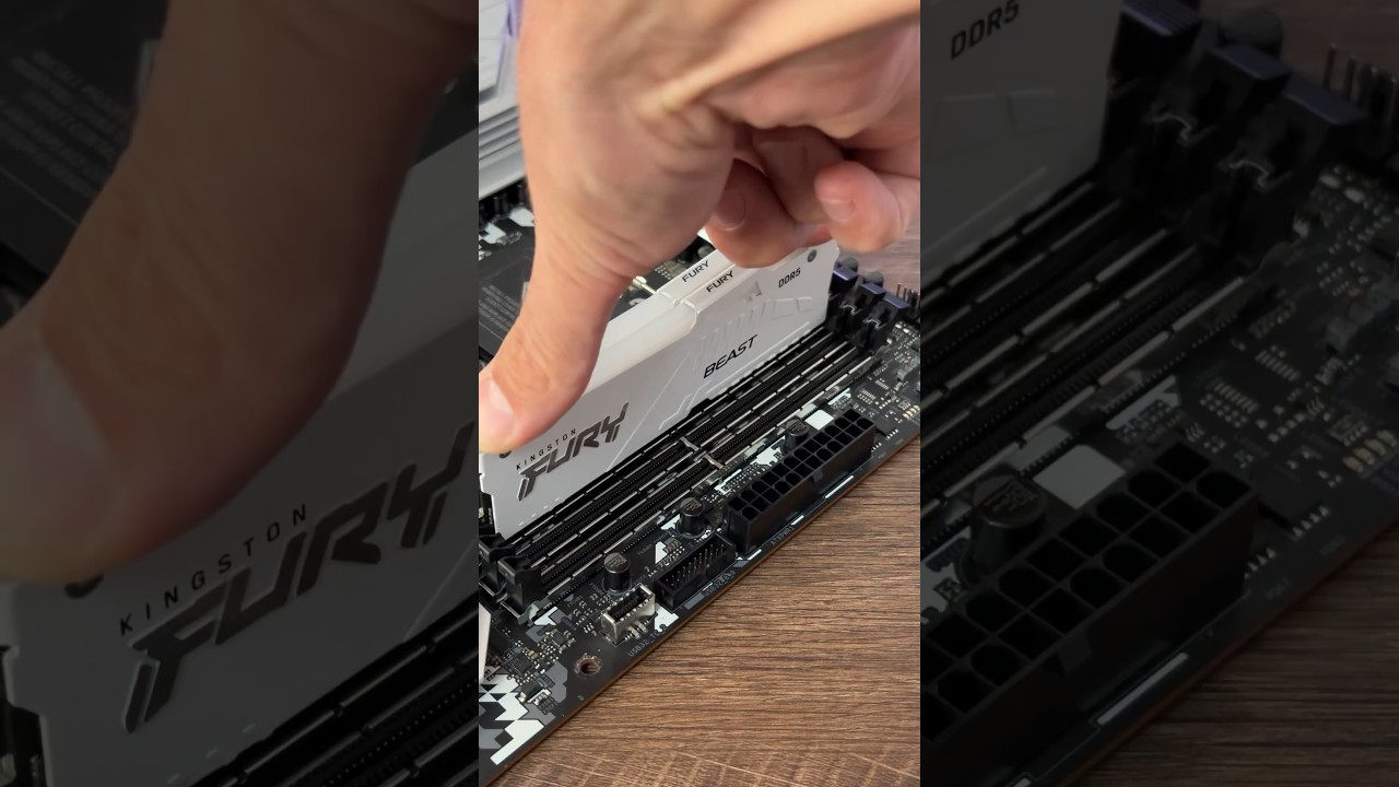 UNBOXING 128GB DDR5 RGB - KINGSTON FURY BEAST 🔊 #asmr