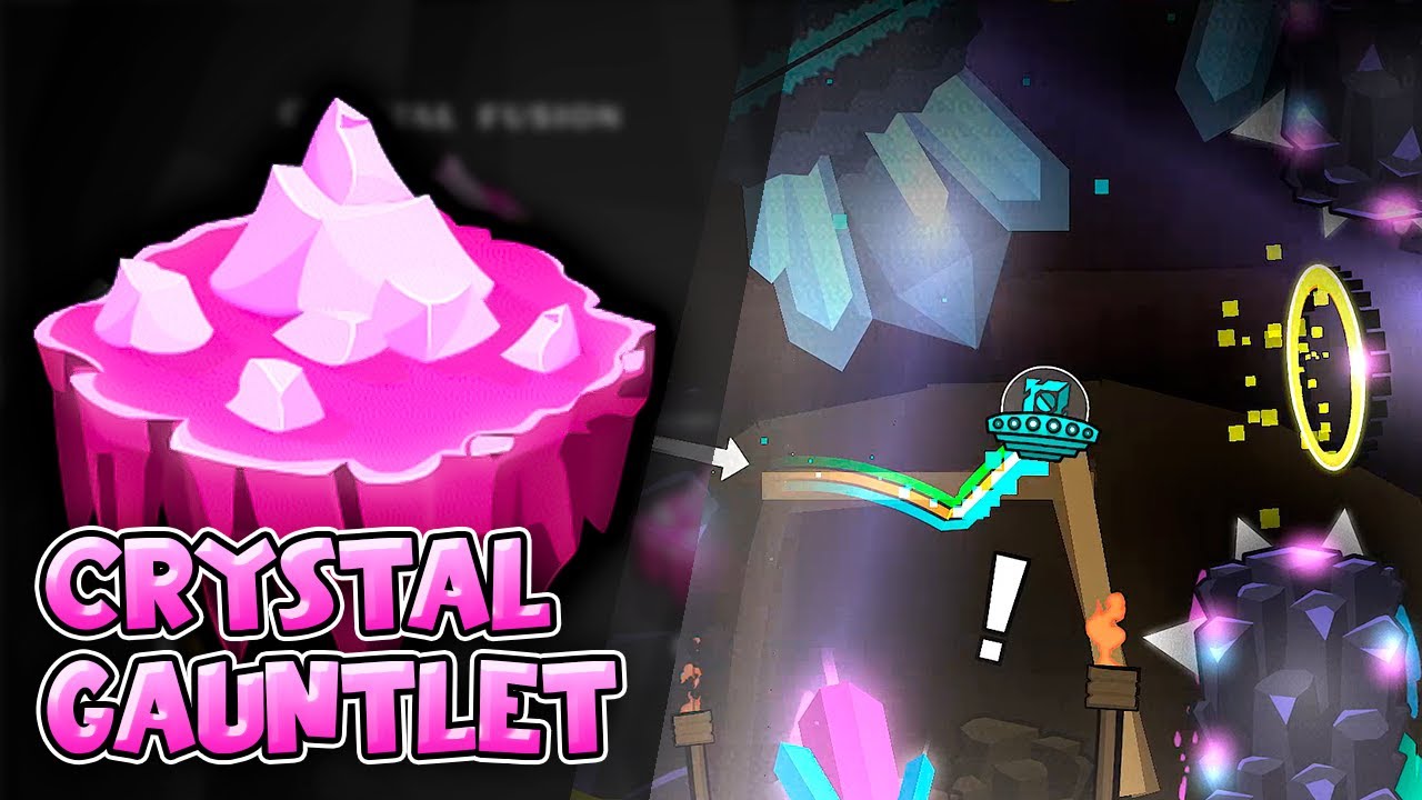 &ldquo;Crystal Gauntlet&rdquo; Complete (All Coins) &ndash; Geometry Dash