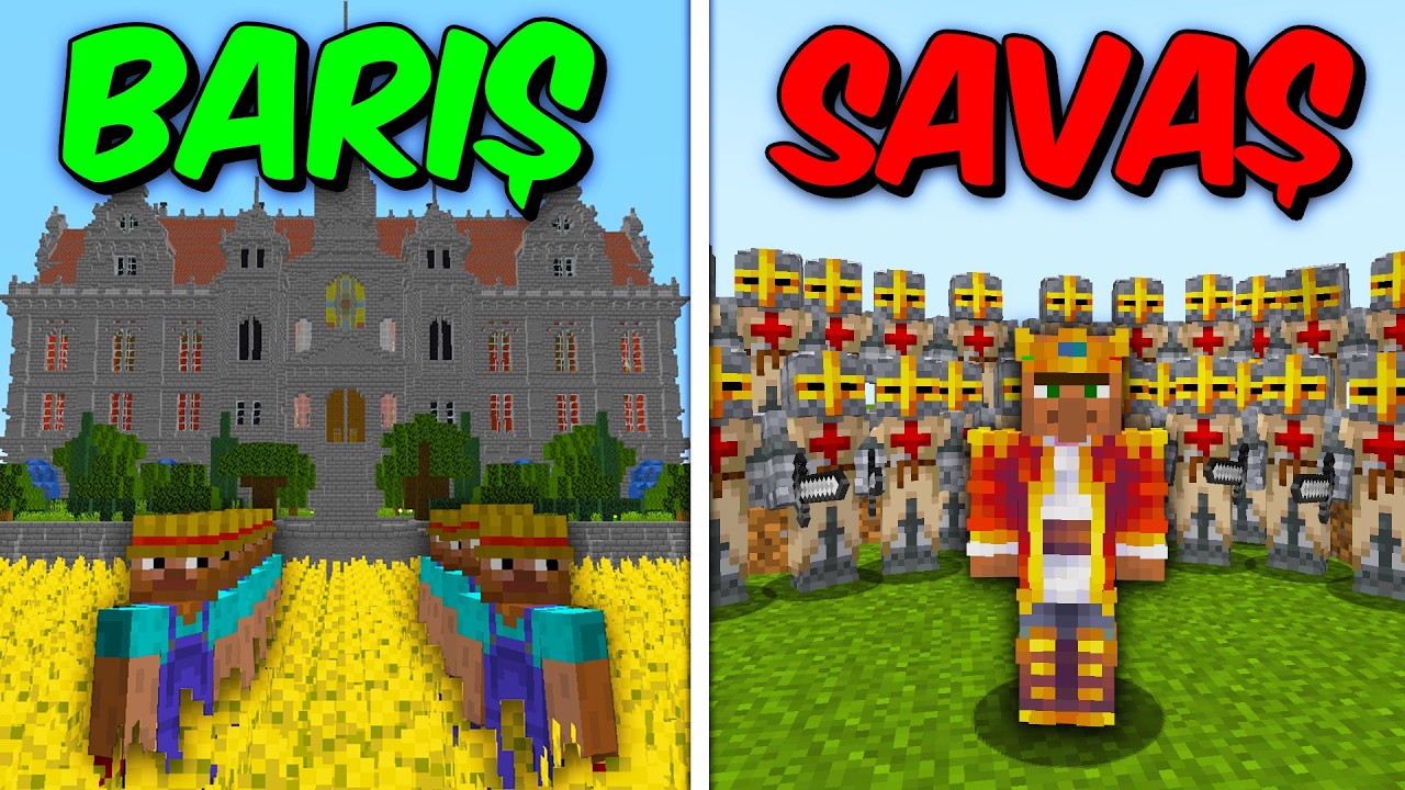 Minecraft'ın EN GÜÇLÜ KRALLIĞINI 100 Gün İçinde Kurmaya Çalıştım...