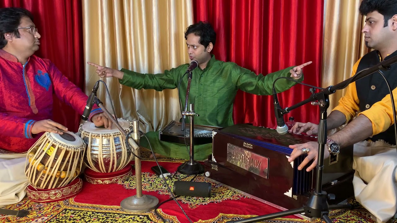 Deborshee Bhattacharjee || Raag Bhoopali, Saraswati and Bhajan ||