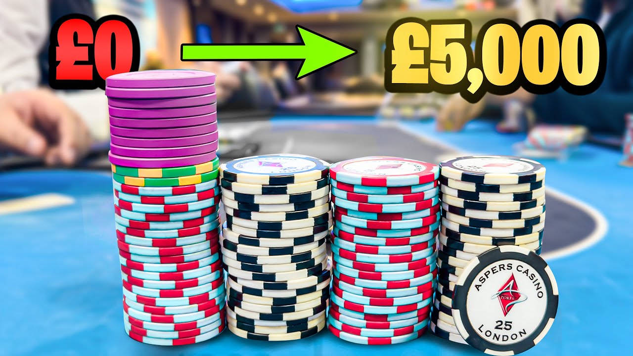 How I Made £5,000 Playing 1/2 No Limit Poker!