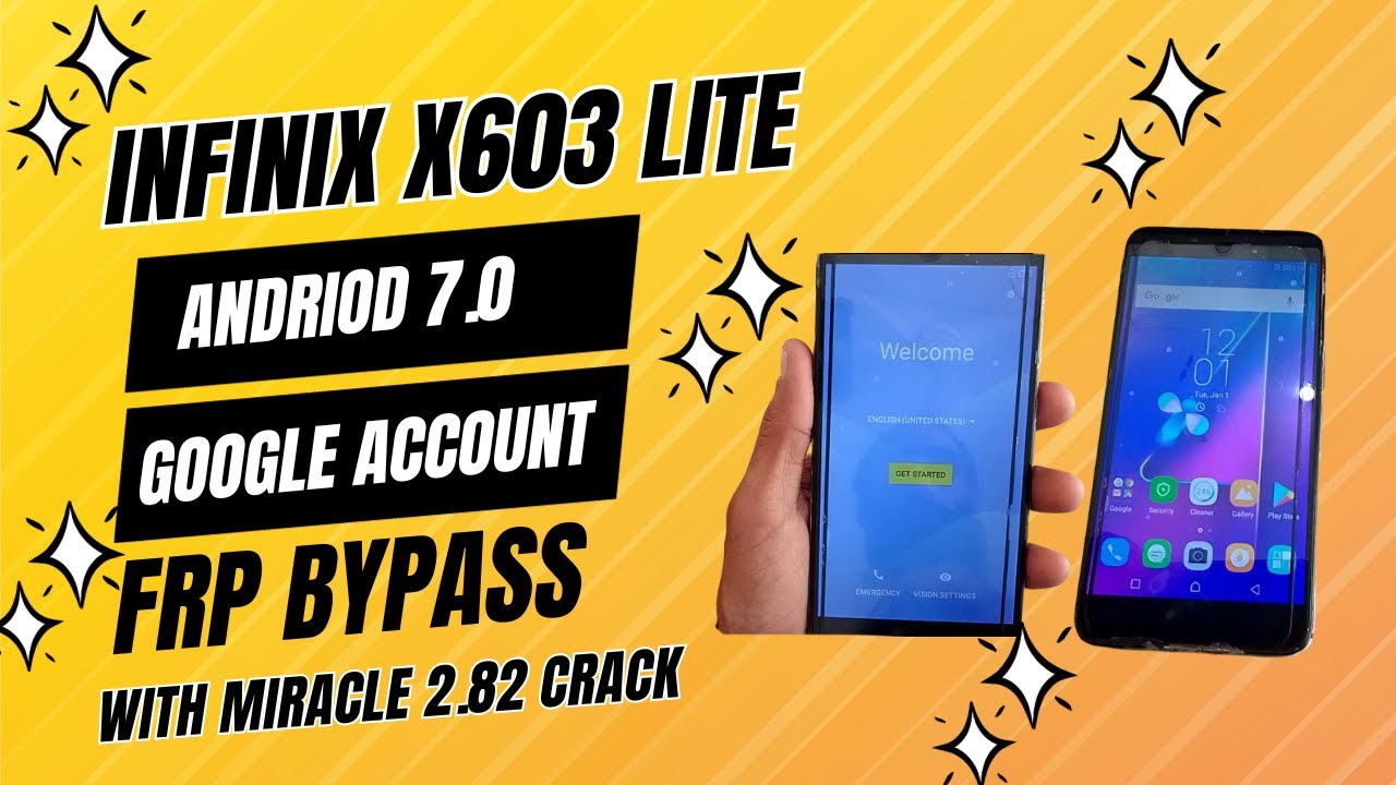 Infinix X603 Lite (Zero 5G) frp / Google bypass by Miracle crack 2.82