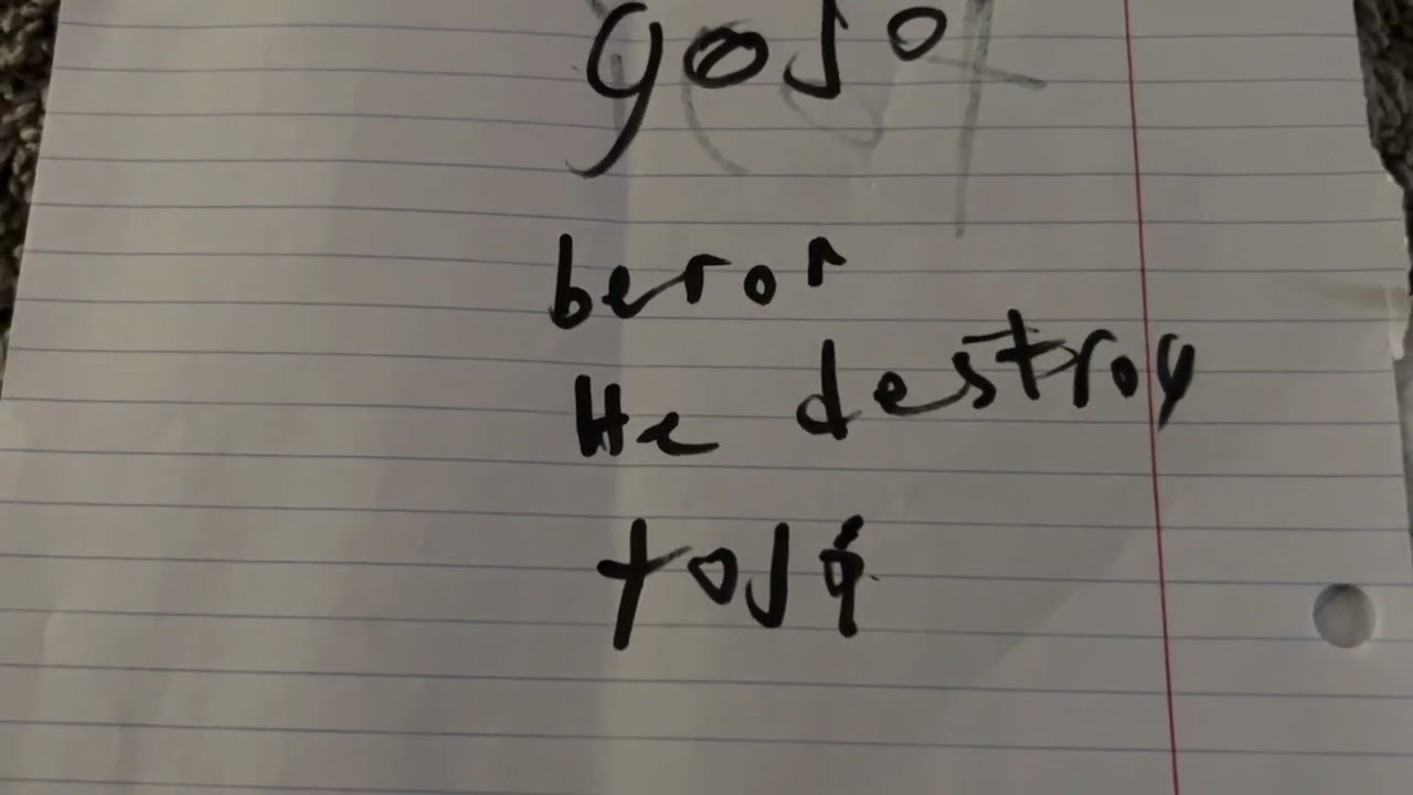  Episode one Sean one of gojo before he defeated toji