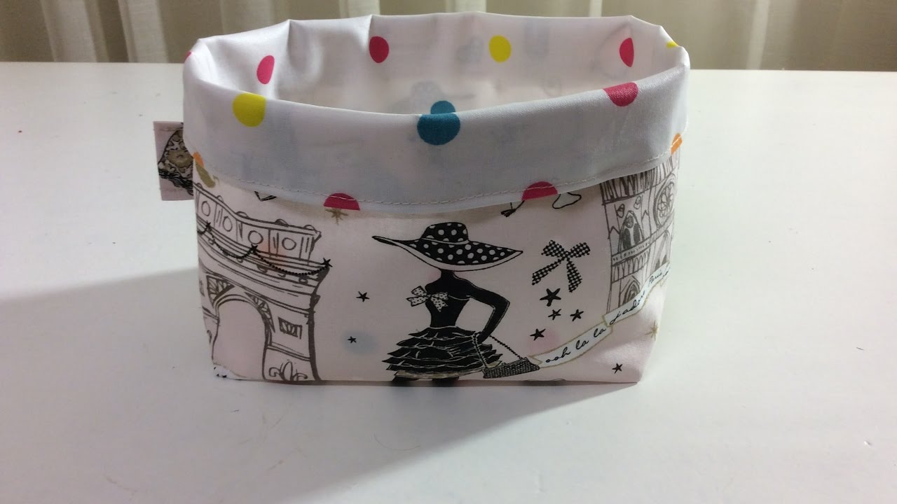 Tuto Couture Madalena - PETIT PANIER Multiusages