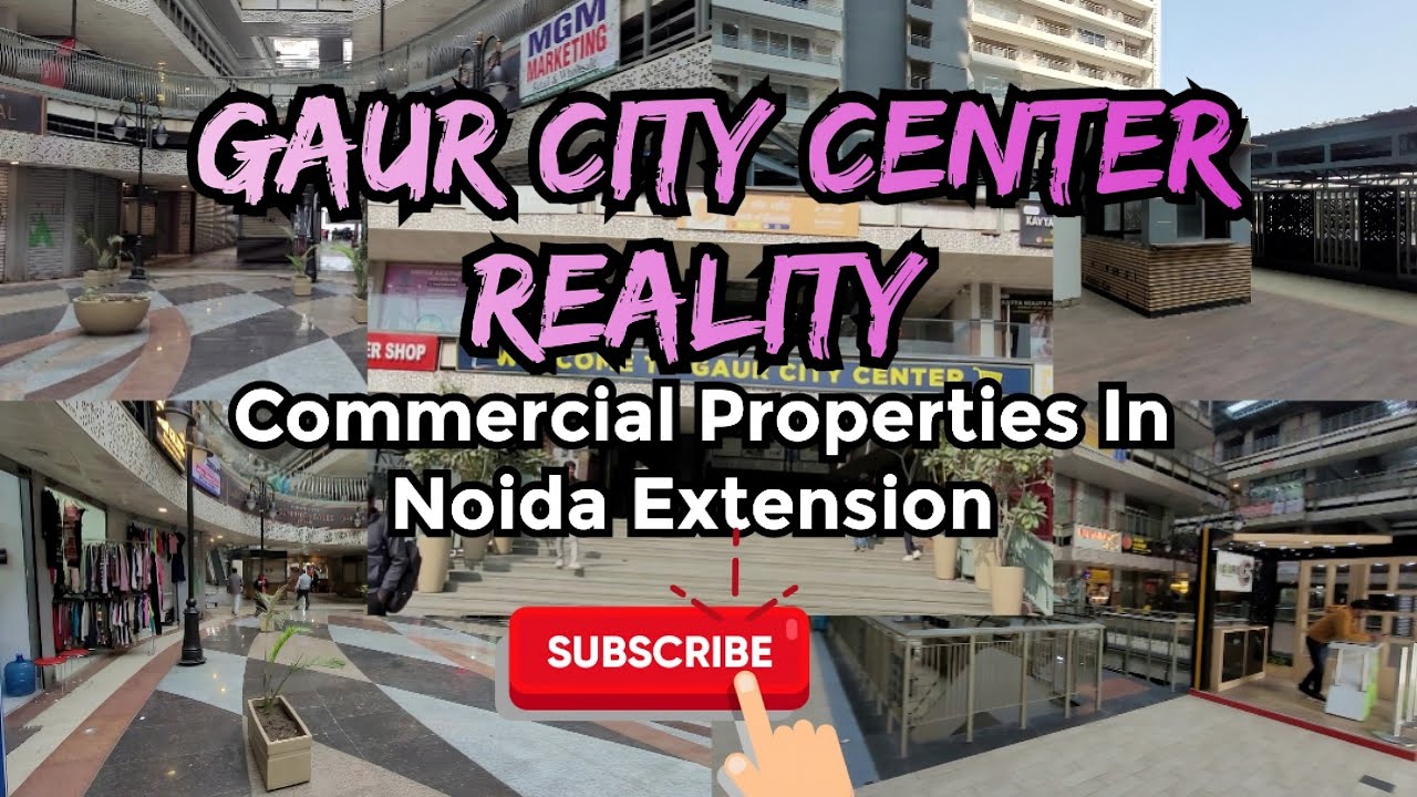 Gaur City Center Noida Extension || Commercial Property In Noida || Shops & Office ☎️: 9911668551