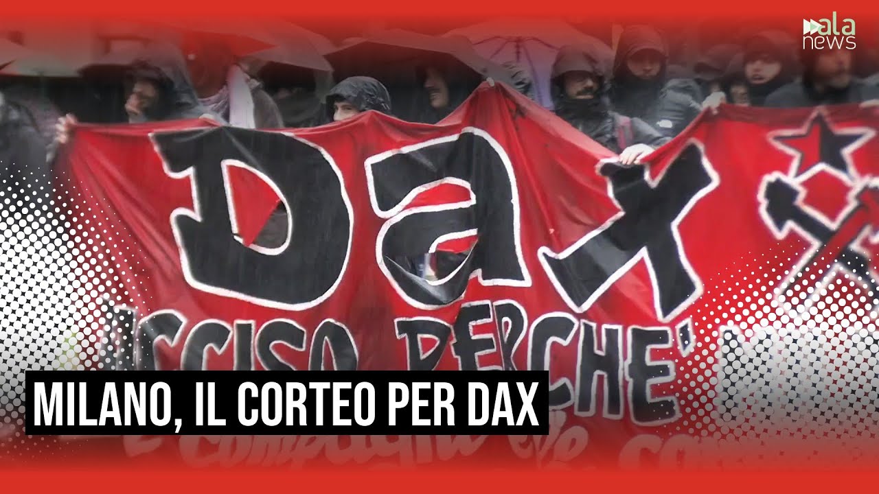 Milano, corteo per Dax. Bruciate bandiere di Israele e Stati Uniti