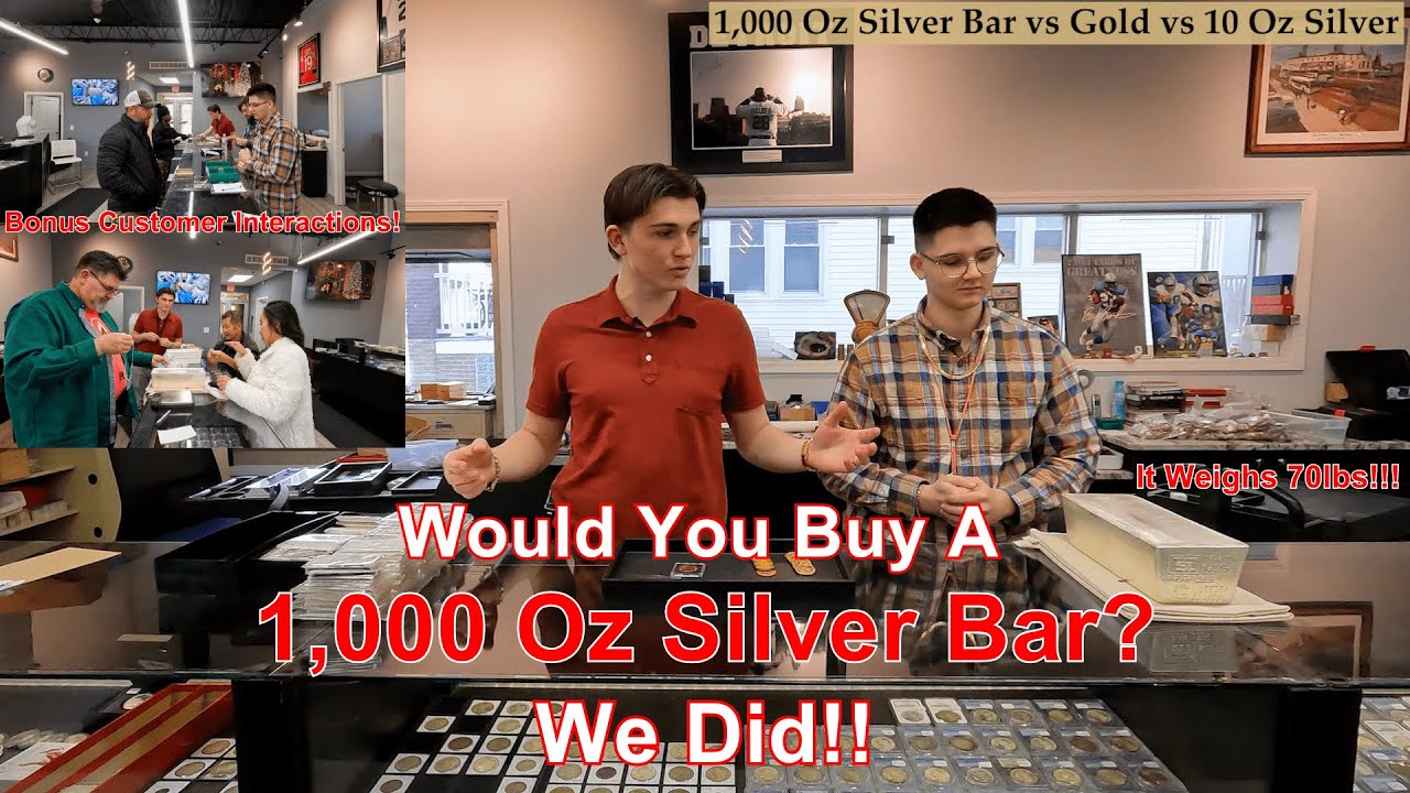Bullion Dealer Buys The LARGEST Retail Silver Bar Known To Man At Record All Time Highs! Would You?!