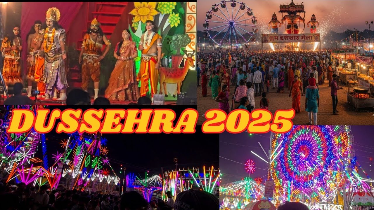 Dussehra Mela 2025 Full Tour - Ramlila, Food, Rides & Fun #ramlila2025 #dussehra2025 #jaishriram 