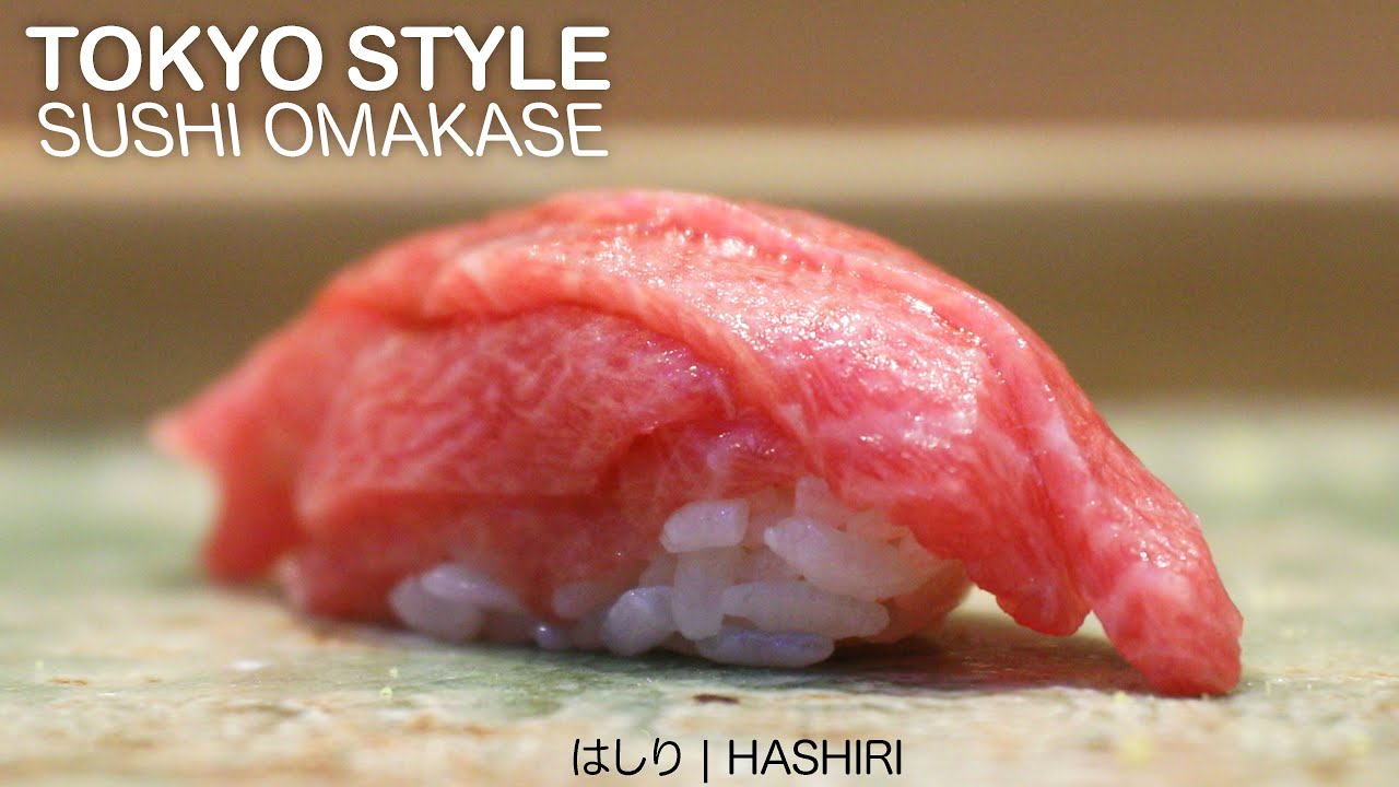 My Favorite 18 Course Sushi Omakase Brings You The Taste of Tokyo, Japan! | はしり • Hashiri