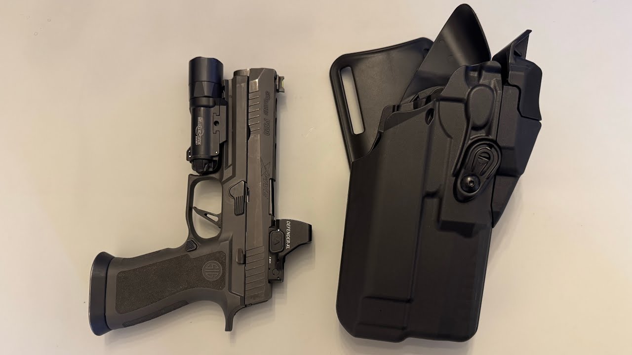 Modifying Safariland 7395RDS holster to fit my Sig P320 X5 Legion 