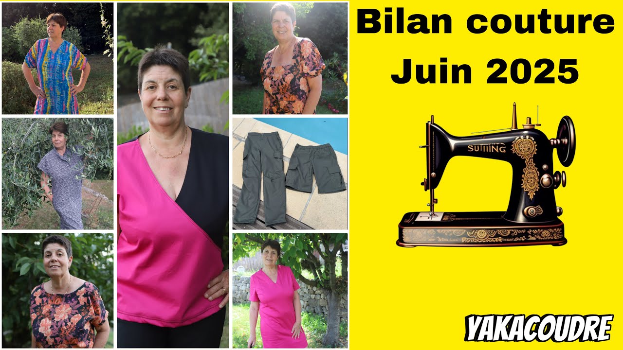 Ce que j’ai cousu en mai-juin : tops légers, robes d’été et coups de cœur tissus .