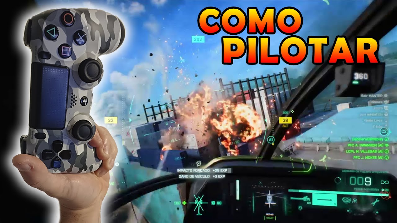 Como pilotar HELICÓPTEROS no BATTLEFIELD 2042 pelo CONTROLE