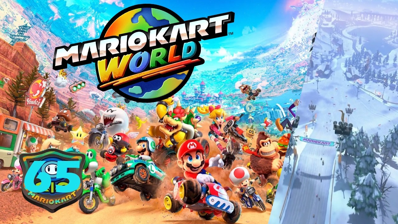 MarioKart World part 65/I can't believe they turned R.O.B into a bike!