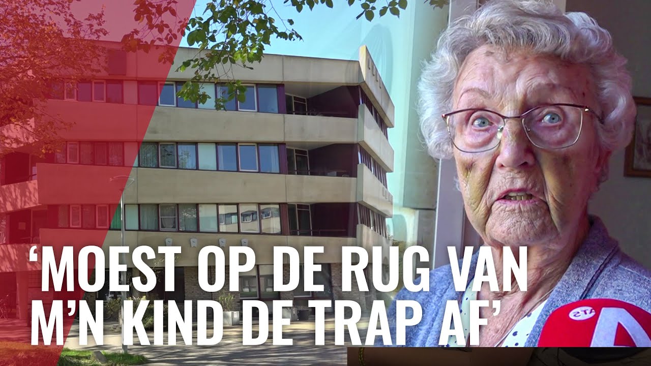 Bewoners seniorencomplex kunnen door kapotte lift niet weg