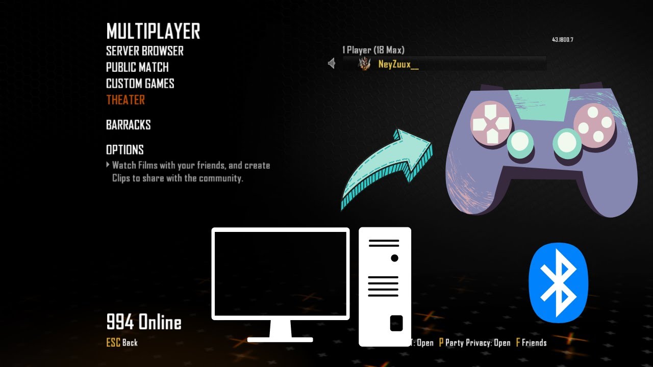 COMMENT CONNECTER UNE MANETTE PS4 & PS5 SUR PC EN 2023