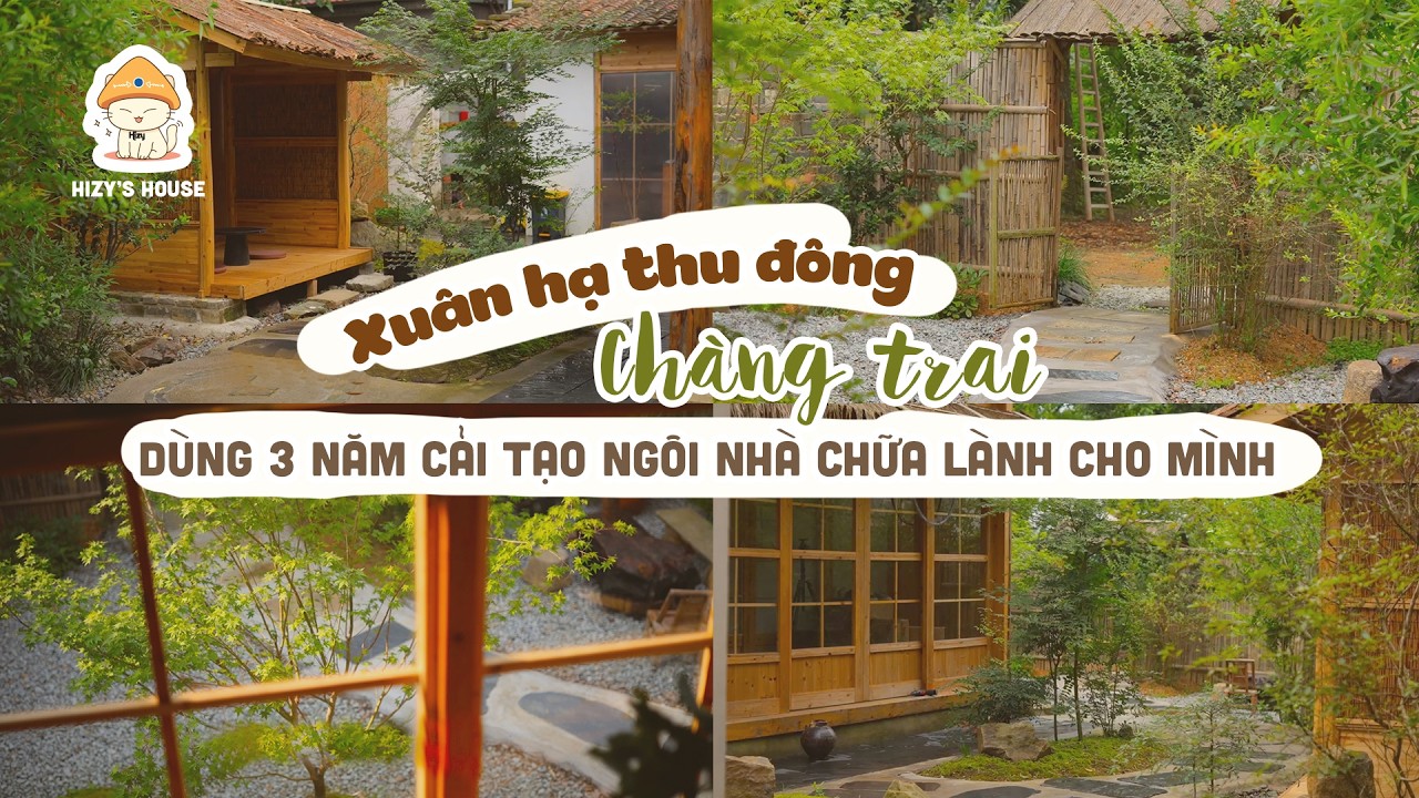 Chàng trai dùng 3 năm cải tạo ngôi nhà chữa lành cho chính mình #caitaonha #douyin