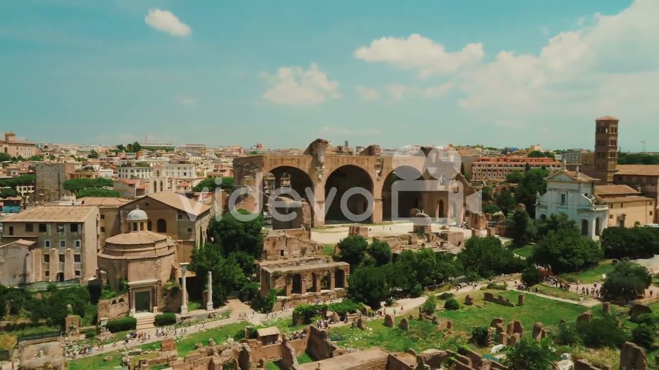 Rome Forum and Colosseum
