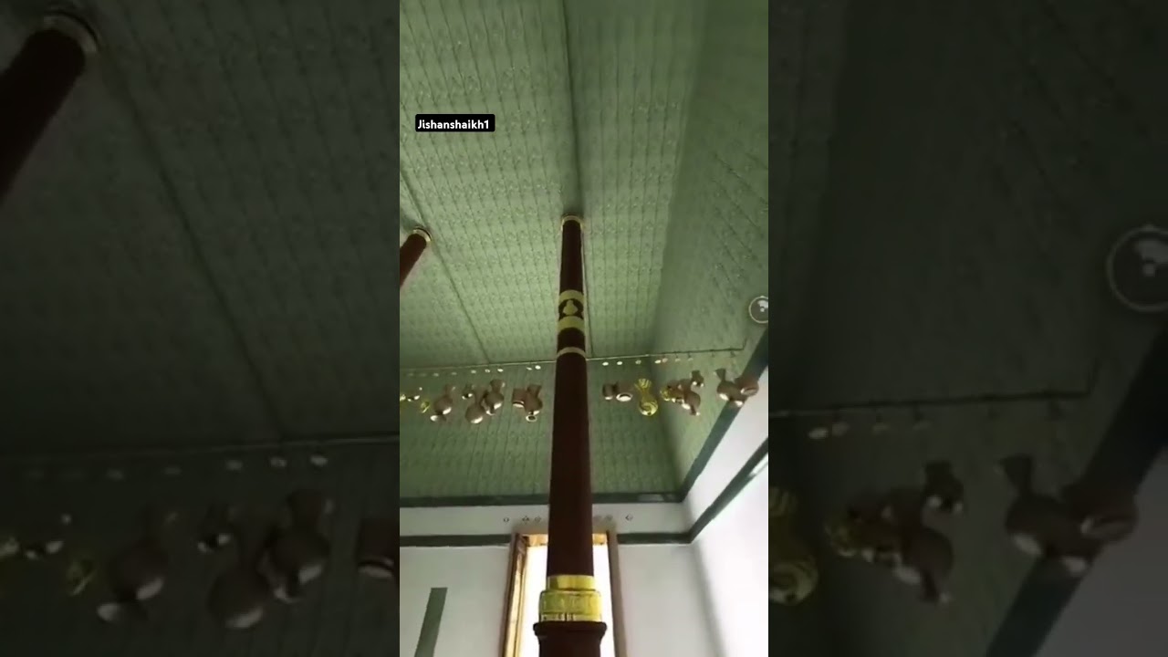 Baitullah Interior View #jishan_shaikh1 #baitullah #view #kaba #islamicstatus #bayan