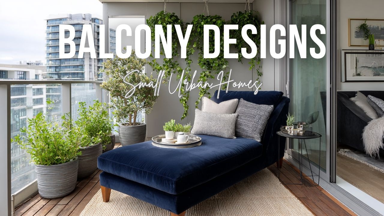 Elegant Luxury Balcony Designs for Small Urban Homes with Premium Atmosphere