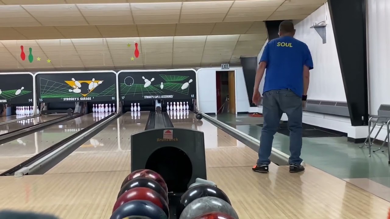 Can My Teammate Bowl a 300 Game?! #shorts
