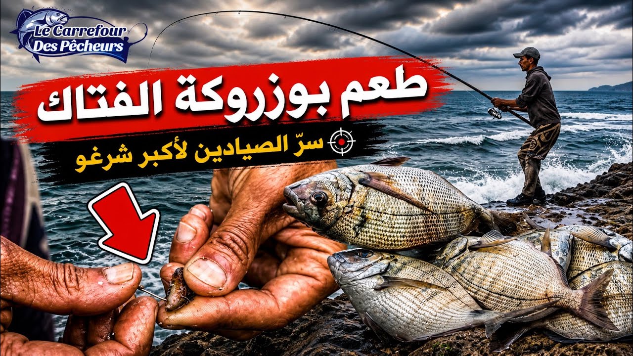 لن تعود بدون اسماك الشرغو بعد هذا الفيديو وباستعمال طعم مجاني و متوفر للجميع - Peche A Mirleft 2023