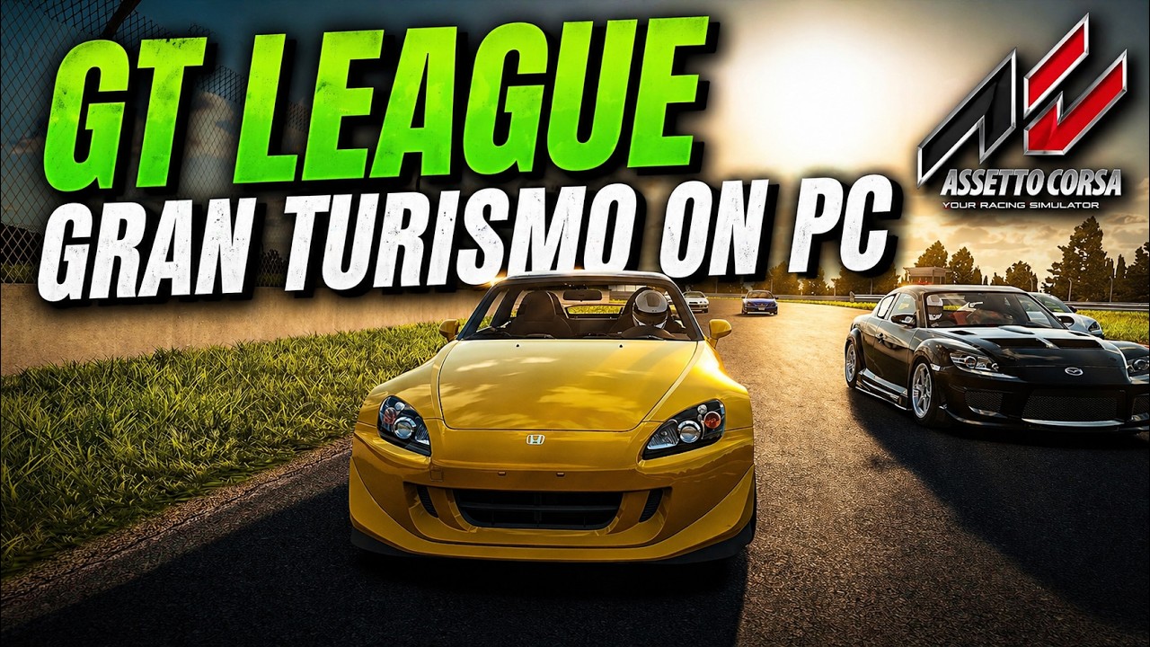 Assetto corsa  Gran turismo on pc GT League trailer (road cars)