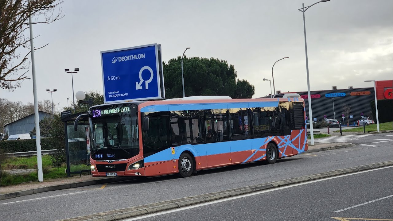 [ Tisséo ] Man lion's city Efficient hybride sur la ligne 130