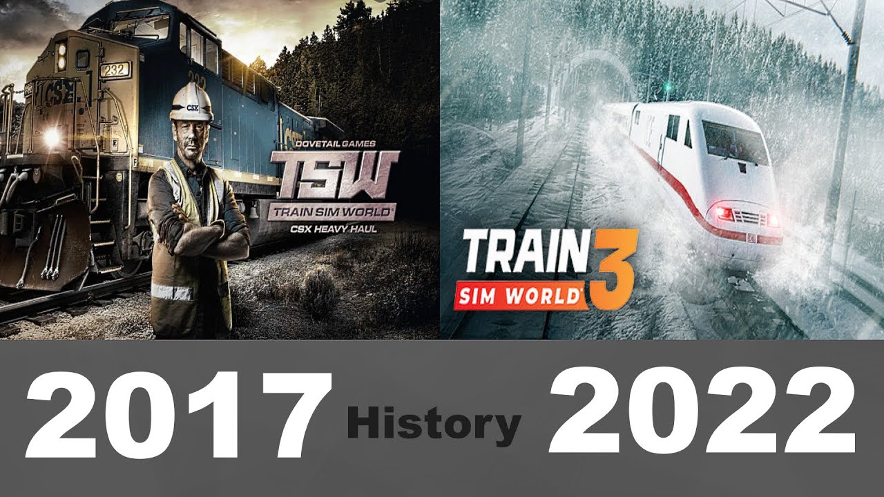 Evolution of 5 years train sim world DLC history Release
