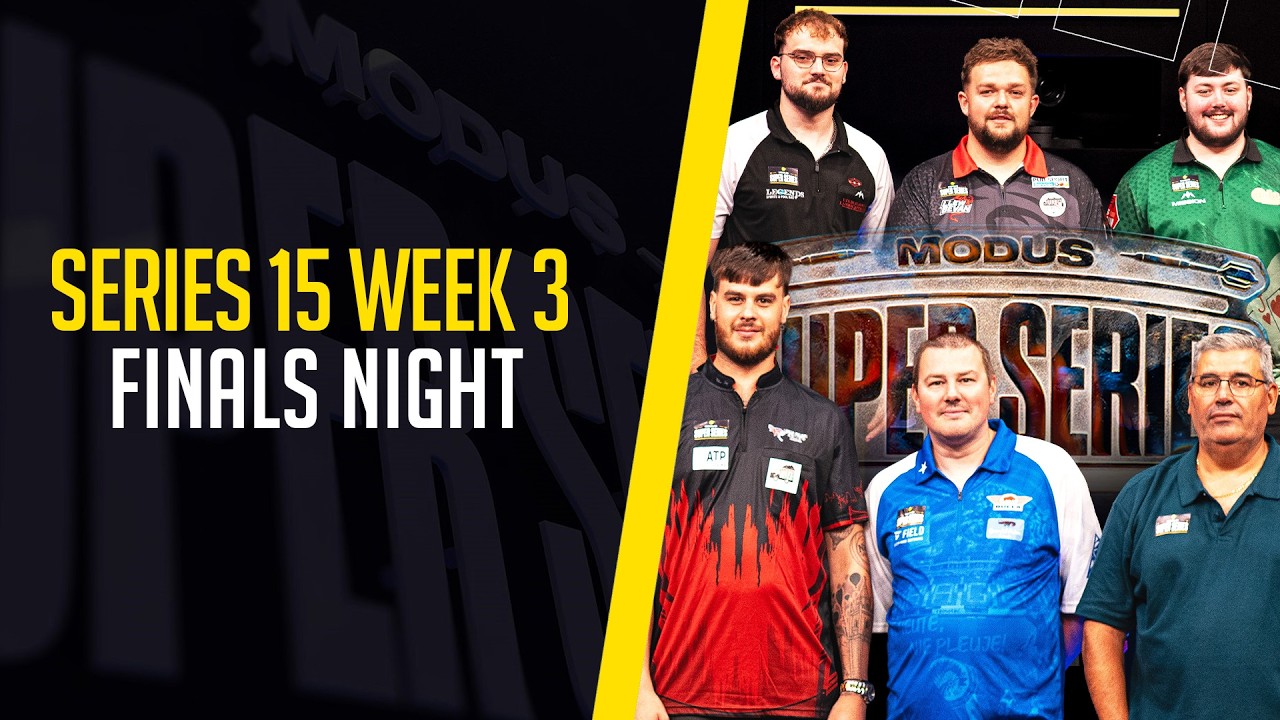 WHO WILL LIFT THE TROPHY!?!🏆 | Live Darts |  Series 15 Week 3 | FINALS NIGHT