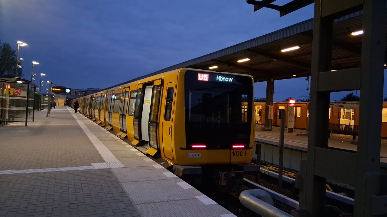Aussetzer Mitfahrt in der U5 von Hauptbahnhof nach Hönow