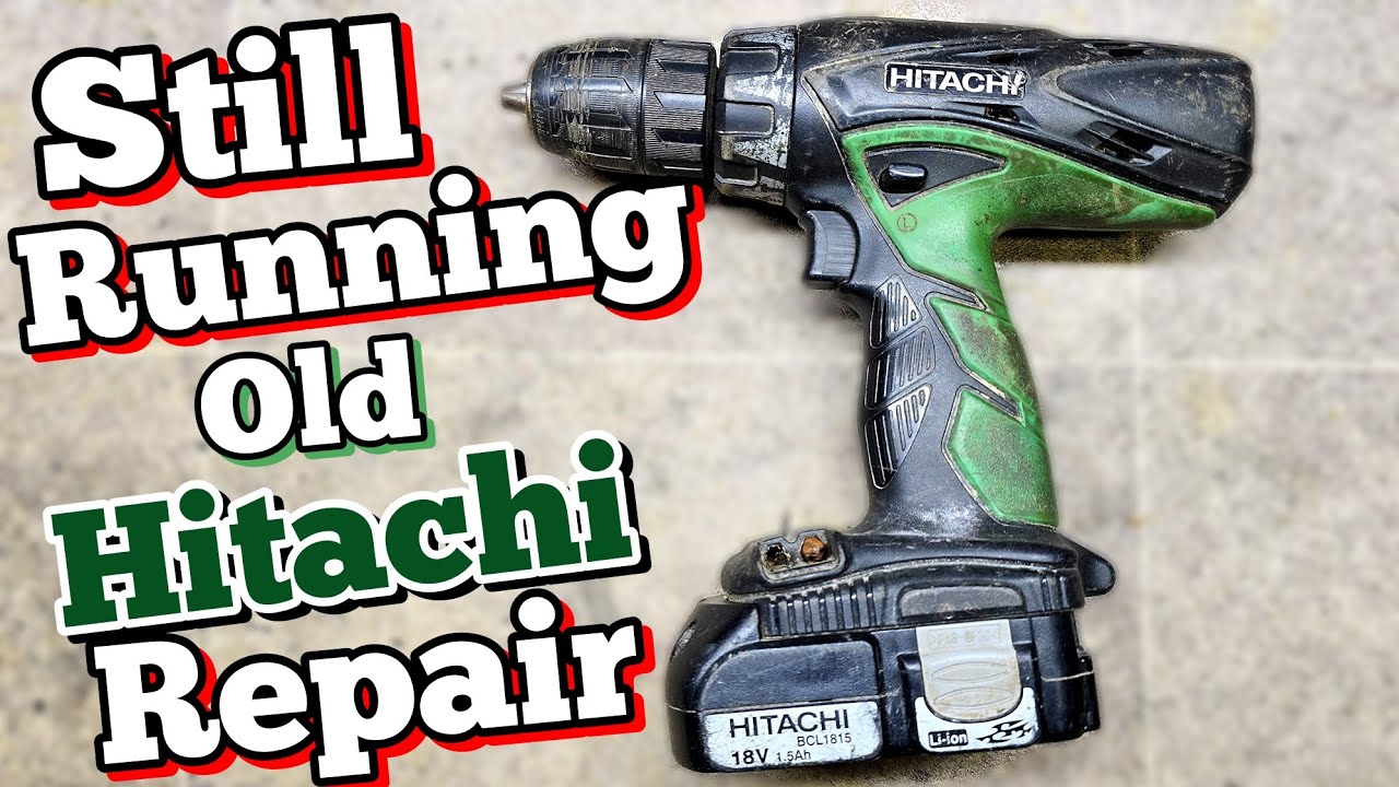 Old but still worth fixing. Repairing an old Hitachi cordless drill with a stripped out gear.