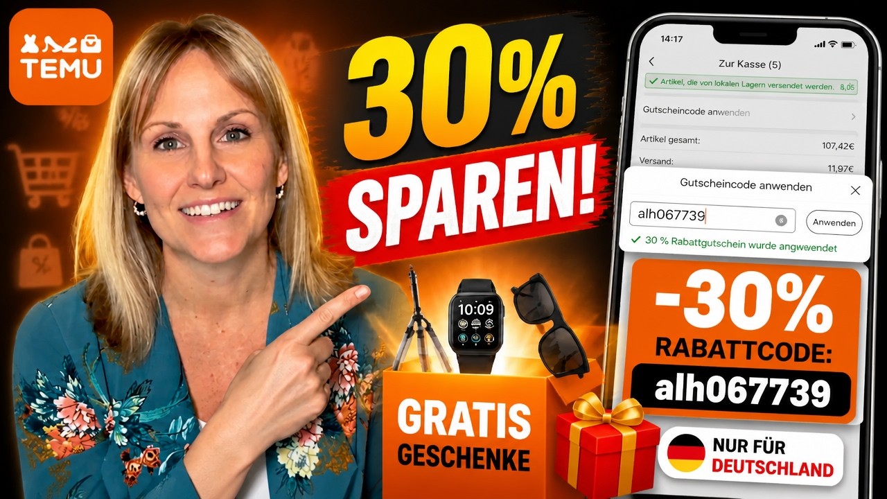 Wie kann man sparen? 🎁 TEMU Rabattcode Deutschland & Gratis Geschenke
